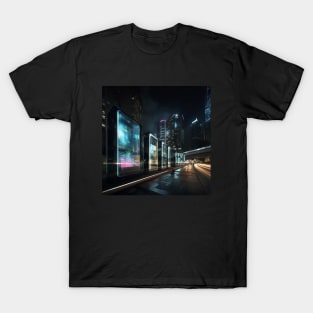 Luminocity: A Futuristic Utopia of Innovation and Harmony T-Shirt